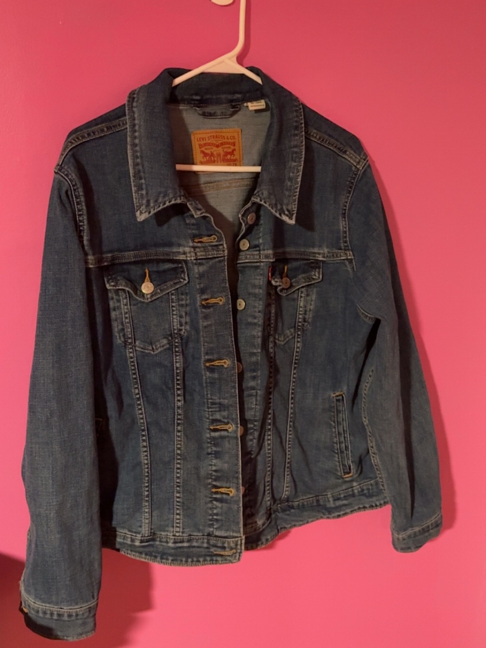 Levi's Women's Dark Blue Denim Trucker Jacket
